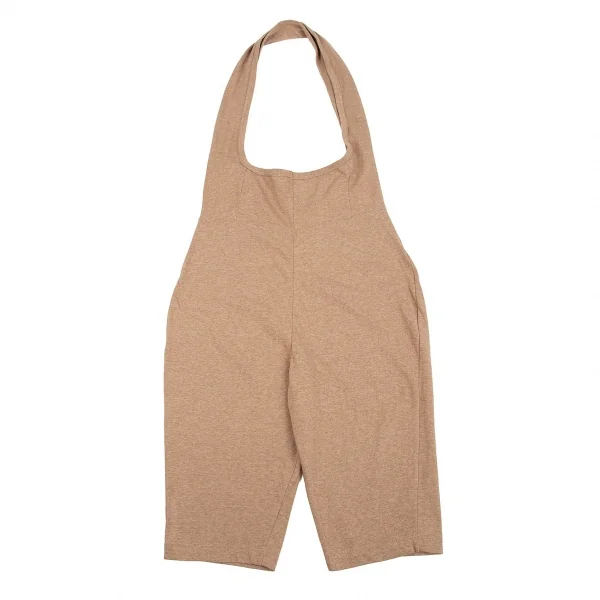 コムデギャルソンCOMME des GARCONSコットン天竺ホルターネックサロペット キャメルM K-85023_009