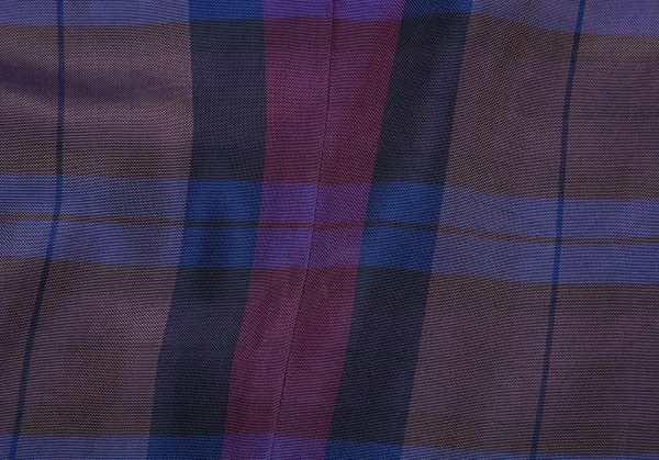 ワイズY's レーヨンチェックボタンレスジャケット 紫他3 K-85052_014