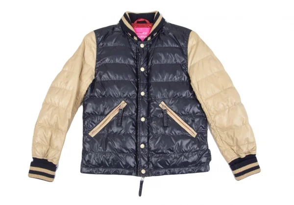 ジュンヤワタナベマンピンク コムデギャルソン×デュベティカJUNYA WATANABE MAN PINK COMME des GARCONS ×DUVETICA スタジアムダウンジャケット 紺生成りS K-85103_002