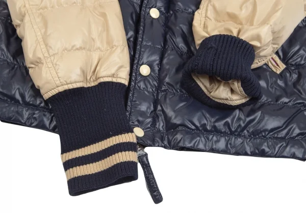 ジュンヤワタナベマンピンク コムデギャルソン×デュベティカJUNYA WATANABE MAN PINK COMME des GARCONS ×DUVETICA スタジアムダウンジャケット 紺生成りS K-85103_008