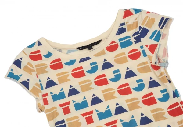 マークバイマークジェイコブスMARC by MARC JACOBS レタリングプリントカットソー ベージュ ベージュマルチS K-85142_003