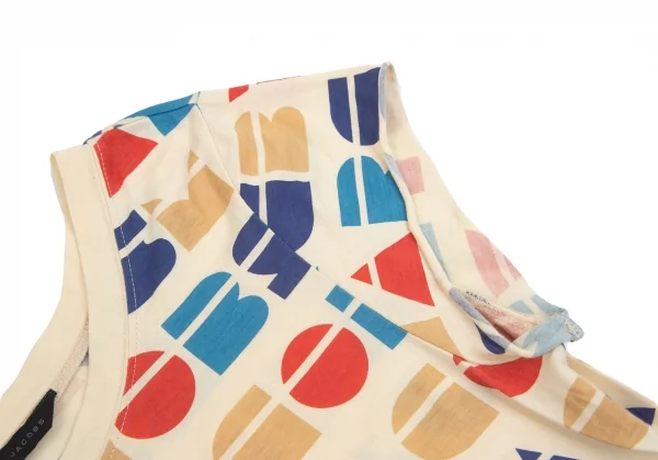 マークバイマークジェイコブスMARC by MARC JACOBS レタリングプリントカットソー ベージュ ベージュマルチS K-85142_005