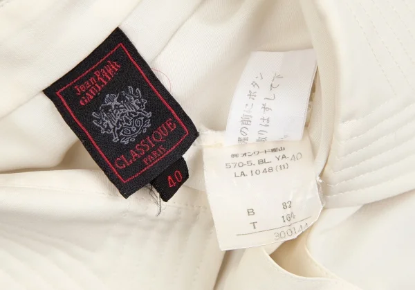 ジャンポールゴルチエ クラシックJean Paul GAULTIER CLASSIQUE ステッチデザインポリシャツ オフ40 K-85267_019