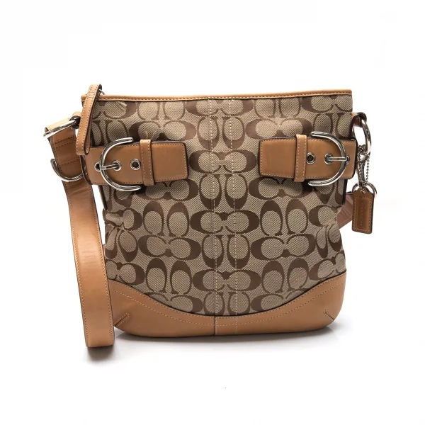 コーチCOACH シグネチャーショルダーバッグ モカ K-85270_001