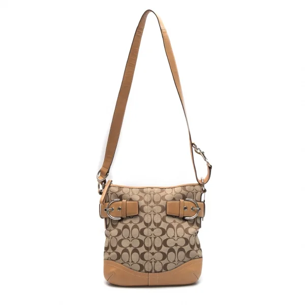 コーチCOACH シグネチャーショルダーバッグ モカ K-85270_016