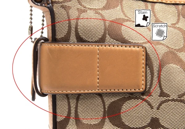 コーチCOACH シグネチャーショルダーバッグ モカ K-85270_008