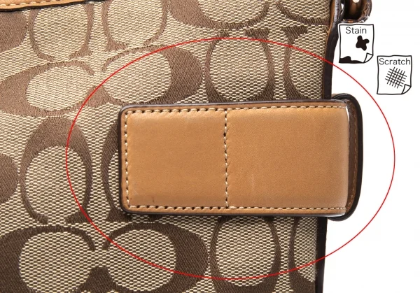 コーチCOACH シグネチャーショルダーバッグ モカ K-85270_009