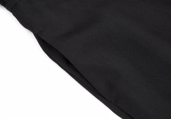 ヨウジヤマモト ファムYohji Yamamoto FEMME 裾結びウールギャバサルエルパンツ 黒1 K-85290_005
