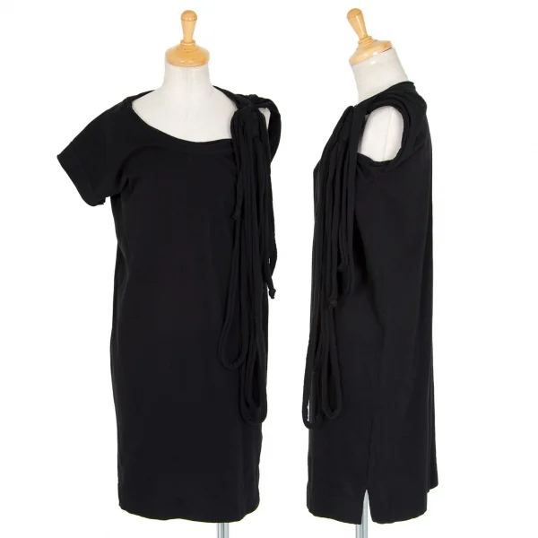 ヴィヴィアンウエストウッド アングロマニアVivienne Westwood ANGLOMANIA デザインノースリーブ 黒38 K-85302_001