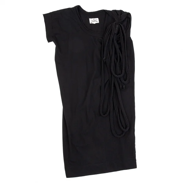 ヴィヴィアンウエストウッド アングロマニアVivienne Westwood ANGLOMANIA デザインノースリーブ 黒38 K-85302_003