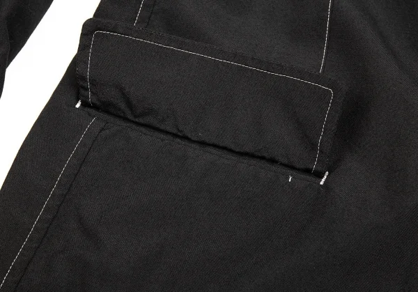 コムデギャルソン オムCOMME des GARCONS HOMME 製品染め裾シルク切替ウールジャケット 黒L K-85318_011