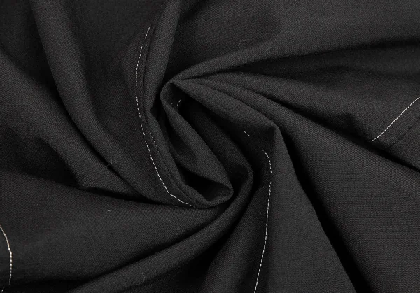 コムデギャルソン オムCOMME des GARCONS HOMME 製品染め裾シルク切替ウールジャケット 黒L K-85318_014