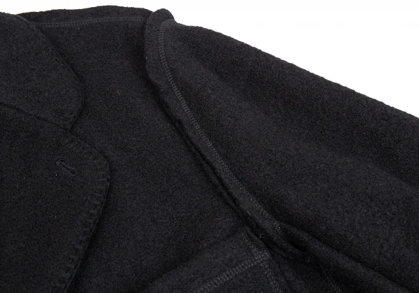 ジュンヤワタナベマン コムデギャルソンJUNYA WATANABE MAN COMME des GARCONS インサイドアウトフェルトパッチポケットジャケット 黒L K-85325_005