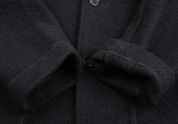 ジュンヤワタナベマン コムデギャルソンJUNYA WATANABE MAN COMME des GARCONS インサイドアウトフェルトパッチポケットジャケット 黒L K-85325_007