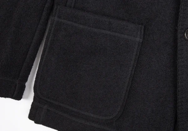 ジュンヤワタナベマン コムデギャルソンJUNYA WATANABE MAN COMME des GARCONS インサイドアウトフェルトパッチポケットジャケット 黒L K-85325_010