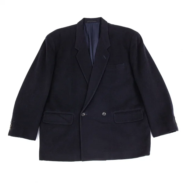 コムデギャルソンオムプリュスCOMME des GARCONS HOMME PLUS ２Bダブルウールジャケット 紺S K-85386_001