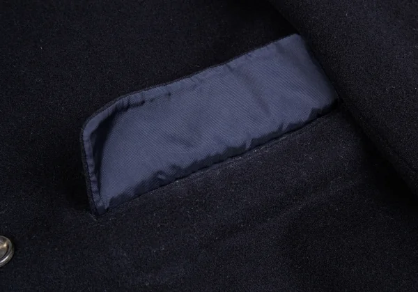 コムデギャルソンオムプリュスCOMME des GARCONS HOMME PLUS ２Bダブルウールジャケット 紺S K-85386_012