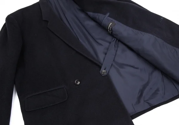 コムデギャルソンオムプリュスCOMME des GARCONS HOMME PLUS ２Bダブルウールジャケット 紺S K-85386_013
