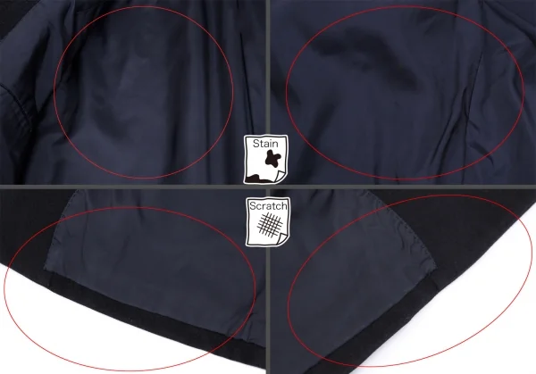 コムデギャルソンオムプリュスCOMME des GARCONS HOMME PLUS ２Bダブルウールジャケット 紺S K-85386_015