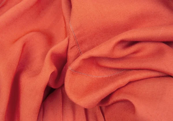 コムデギャルソンオムプリュスCOMME des GARCONS HOMME PLUS カラーステッチレーヨンロングシャツ サーモンピンクL位 K-85399_013