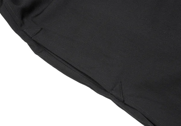 ヨウジヤマモト プールオムYohji Yamamoto POUR HOMME バンテージデザインウールギャバロングシャツジャケット 黒3 K-85458_010