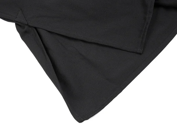 ヨウジヤマモト プールオムYohji Yamamoto POUR HOMME バンテージデザインウールギャバロングシャツジャケット 黒3 K-85458_011
