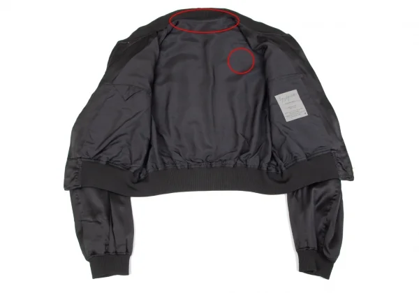 ヨウジヤマモト プールオムYohji Yamamoto POUR HOMMEJEPANGガネーシャ刺繍シルクスカジャン 黒M K-85463_010