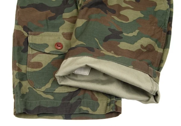アイ ジュンヤワタナベ マン コムデギャルソンeYe JUNYA WATANABE MAN COMME des GARCONS パッチポケット迷彩ハーフパンツ カーキS K-85533_010