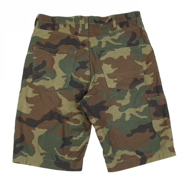 アイ ジュンヤワタナベ マン コムデギャルソンeYe JUNYA WATANABE MAN COMME des GARCONS パッチポケット迷彩ハーフパンツ カーキS K-85533_011