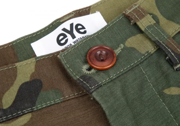 アイ ジュンヤワタナベ マン コムデギャルソンeYe JUNYA WATANABE MAN COMME des GARCONS パッチポケット迷彩ハーフパンツ カーキS K-85533_005