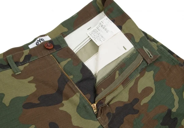 アイ ジュンヤワタナベ マン コムデギャルソンeYe JUNYA WATANABE MAN COMME des GARCONS パッチポケット迷彩ハーフパンツ カーキS K-85533_006