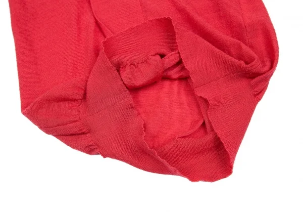 ジュンヤワタナベ コムデギャルソンJUNYA WATANABE COMME des GARCONS パフスリーブウールスキッパー 赤S K-85572_012