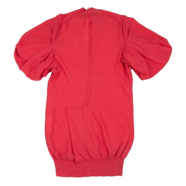 ジュンヤワタナベ コムデギャルソンJUNYA WATANABE COMME des GARCONS パフスリーブウールスキッパー 赤S K-85572_013