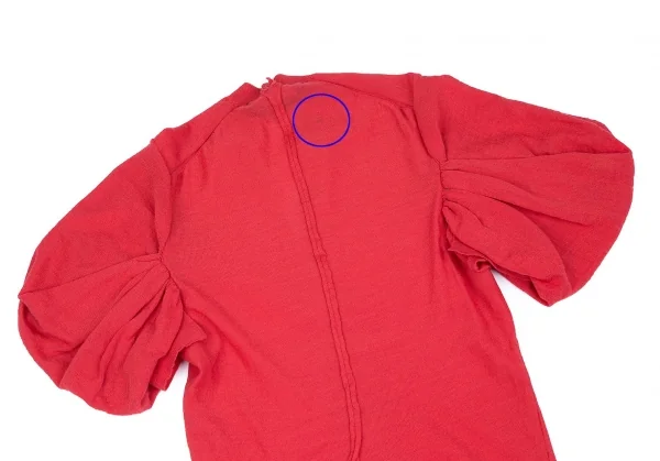 ジュンヤワタナベ コムデギャルソンJUNYA WATANABE COMME des GARCONS パフスリーブウールスキッパー 赤S K-85572_014
