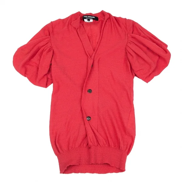 ジュンヤワタナベ コムデギャルソンJUNYA WATANABE COMME des GARCONS パフスリーブウールスキッパー 赤S K-85572_002