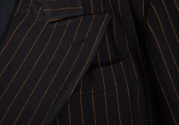 ジャンポールゴルチエ オムJean Paul GAULTIER HOMME ウールポリストライプダブルジャケット 黒48 K-85580_004