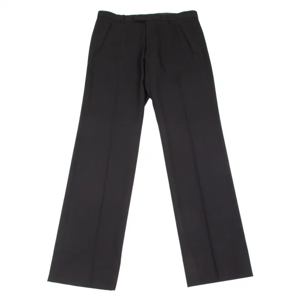 ジャンポールゴルチエ オムJean Paul GAULTIER HOMME ウールレーヨンギャバテーパードパンツ 黒50 K-85581_001