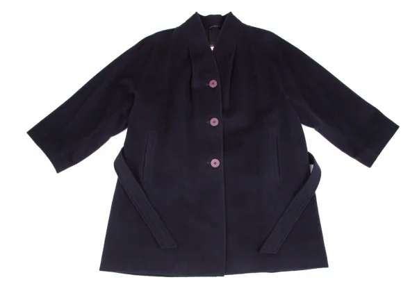 HERNO Printed Silk Lining Wool Coat K-85619_004