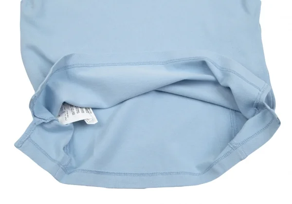 プラダスポーツPRADA SPORT コットンストレッチポロシャツ 水色XS K-85623_009