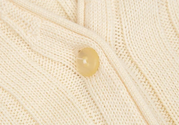 エンポリオ アルマーニEMPORIO ARMANI コットンリブカーディガン クリーム42 K-85639_005