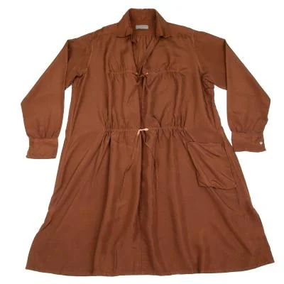 ヨウジヤマモト プールオムYohji Yamamoto POUR HOMME 製品染めシルクガウンシャツコート