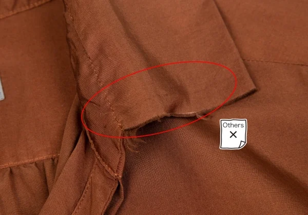 ヨウジヤマモト プールオムYohji Yamamoto POUR HOMME 製品染めシルクガウンシャツコート 茶M位 K-85697_004