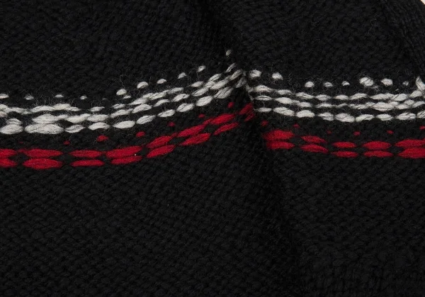 ワイズフォーメンY's for men ローゲージダブルジップニット 黒3 K-85716_010