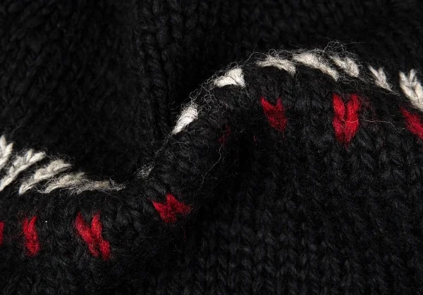 ワイズフォーメンY's for men ローゲージダブルジップニット 黒3 K-85716_012