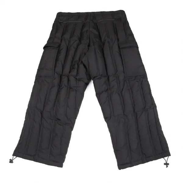 ワイズフォーメンY's for men ダウンキルトナイロンカーゴパンツ 黒3 K-85723_012