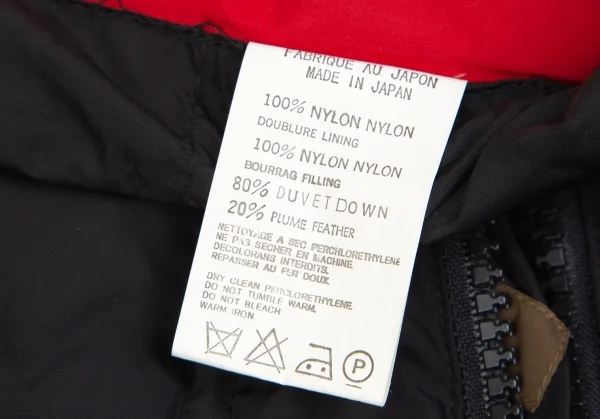 ワイズフォーメンY's for men ダウンキルトナイロンカーゴパンツ 黒3 K-85723_018