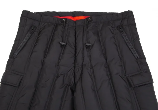 ワイズフォーメンY's for men ダウンキルトナイロンカーゴパンツ 黒3 K-85723_002
