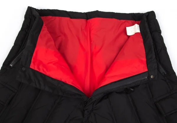 ワイズフォーメンY's for men ダウンキルトナイロンカーゴパンツ 黒3 K-85723_006