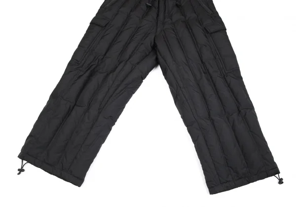ワイズフォーメンY's for men ダウンキルトナイロンカーゴパンツ 黒3 K-85723_007