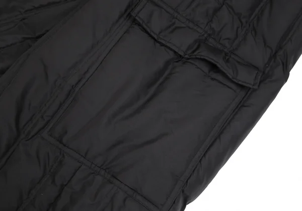 ワイズフォーメンY's for men ダウンキルトナイロンカーゴパンツ 黒3 K-85723_008